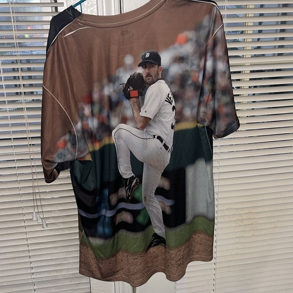 Full print Authentic Justin Verlander 100% polyester - Picture 3 of 4